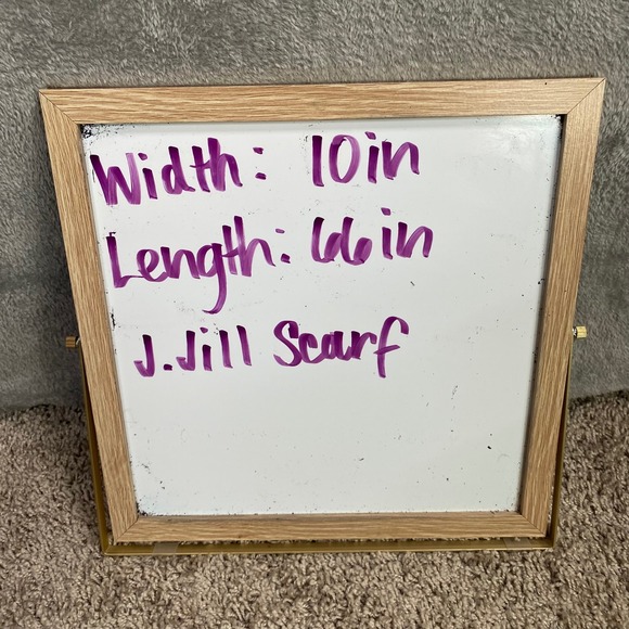 J. Jill Scarf Fringe Rainbow Striped Knit Outerwear Boho Chic Cozy Warm Winter - Picture 7 of 7